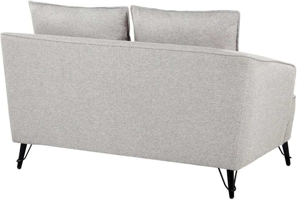 Beliani 2 vietų sofa HOBRO šviesiai pilka