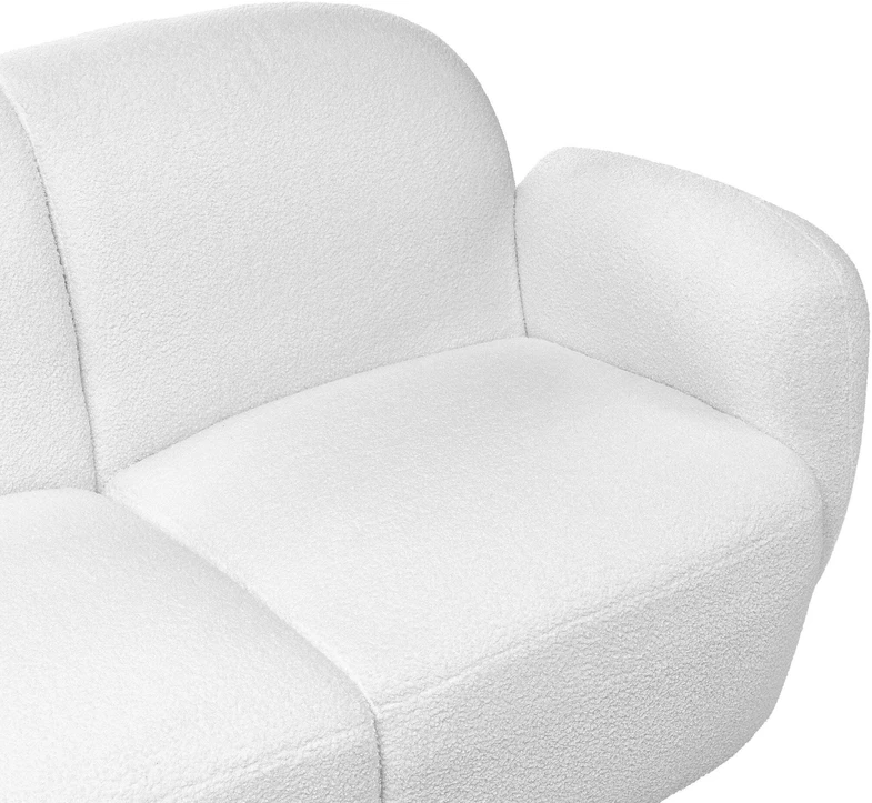 Beliani 2 vietų sofa JULE, Boucle, balkšva