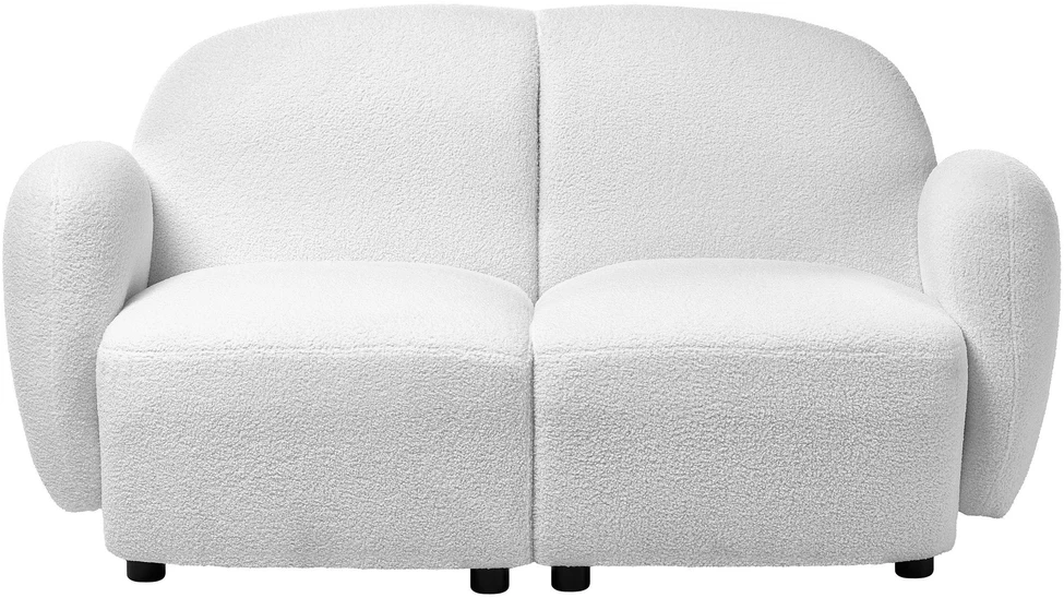 Beliani 2 vietų sofa JULE, Boucle, balkšva