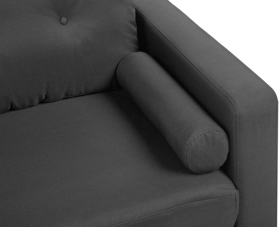 Beliani 2 vietų sofa KALMAR tamsiai pilka