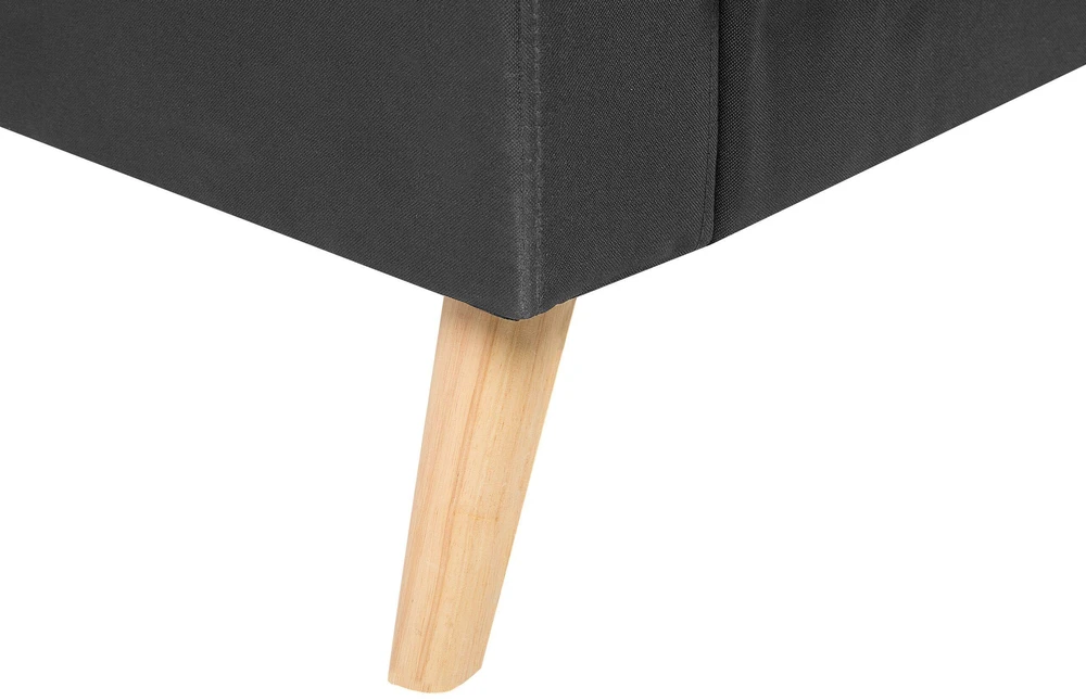 Beliani 2 vietų sofa KALMAR tamsiai pilka