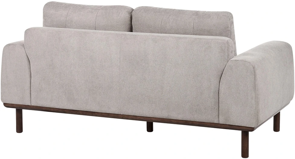 Beliani 2 vietų sofa LAURILA šviesiai pilka