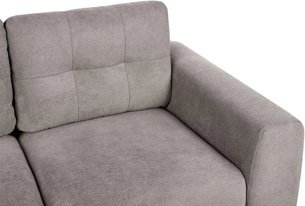 Beliani 2 vietų sofa LAURILA šviesiai pilka