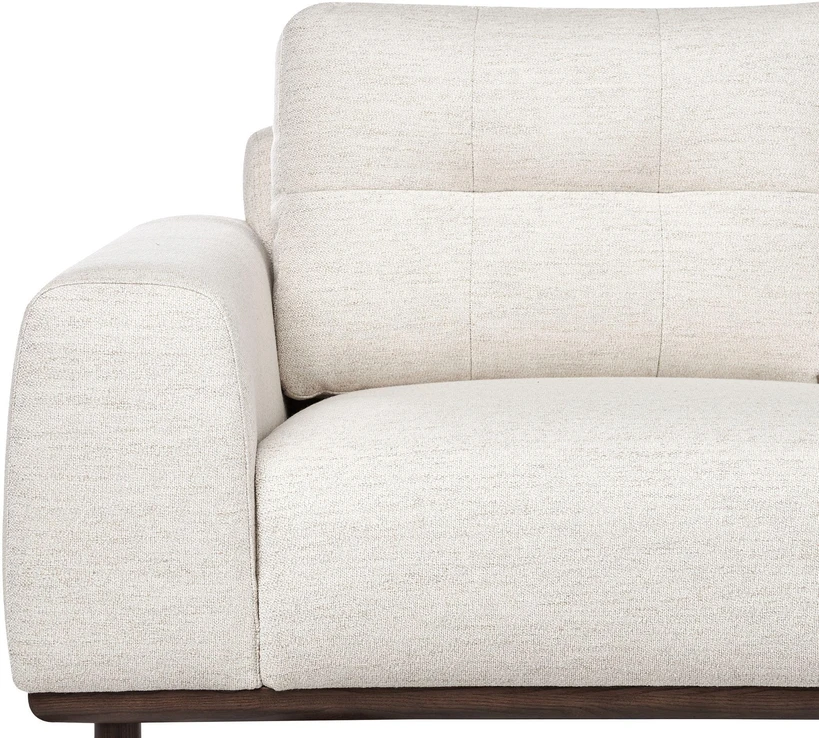 Beliani 2 vietų sofa LAURILA šviesiai smėlio spalvos