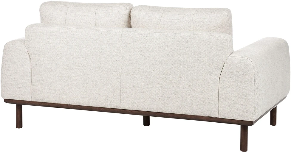 Beliani 2 vietų sofa LAURILA šviesiai smėlio spalvos