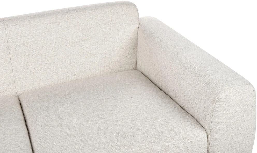 Beliani 2 vietų sofa LAURILA šviesiai smėlio spalvos
