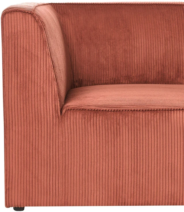 Beliani 2 vietų sofa LEMVIG aukso rudos spalvos velvetas