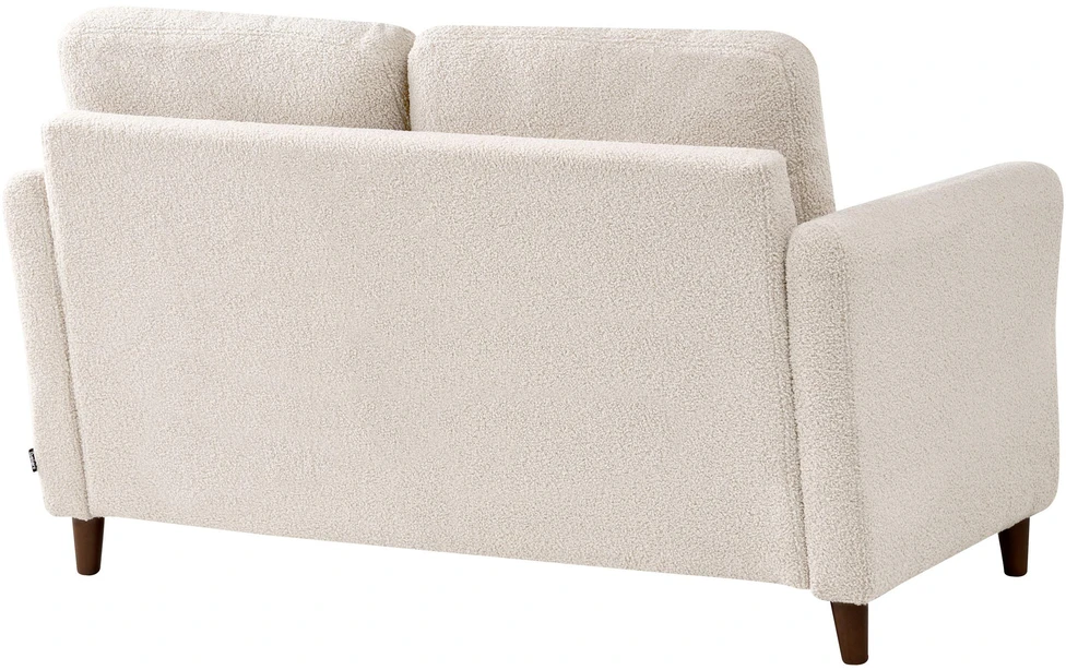 Beliani 2 vietų sofa MARE Boucle smėlio spalvos
