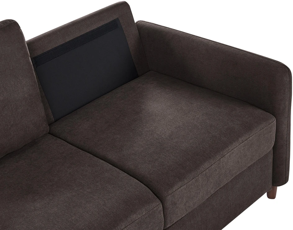 Beliani 2 vietų sofa MARE, tamsiai ruda