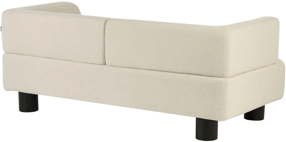 Beliani 2 vietų sofa MOVIK Boucle, kreminės spalvos