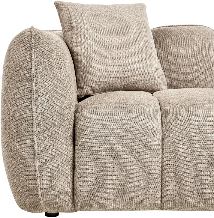 Beliani 2 vietų sofa NESS smėlio-pilka