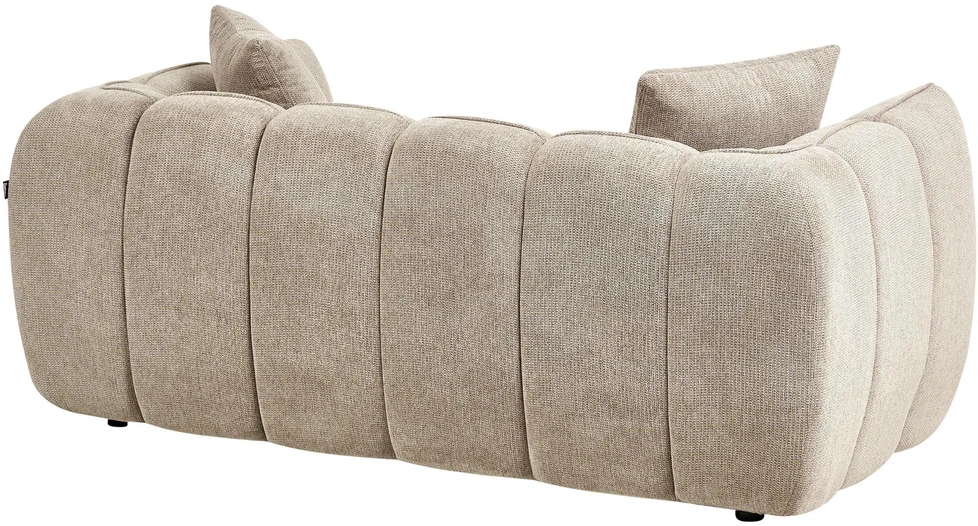 Beliani 2 vietų sofa NESS smėlio-pilka