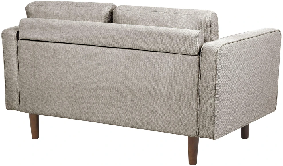 Beliani 2 vietų sofa NURMO, rudai pilka