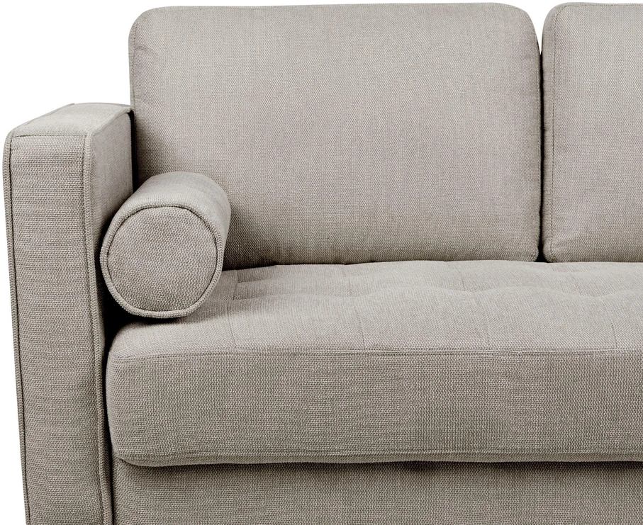 Beliani 2 vietų sofa NURMO, rudai pilka