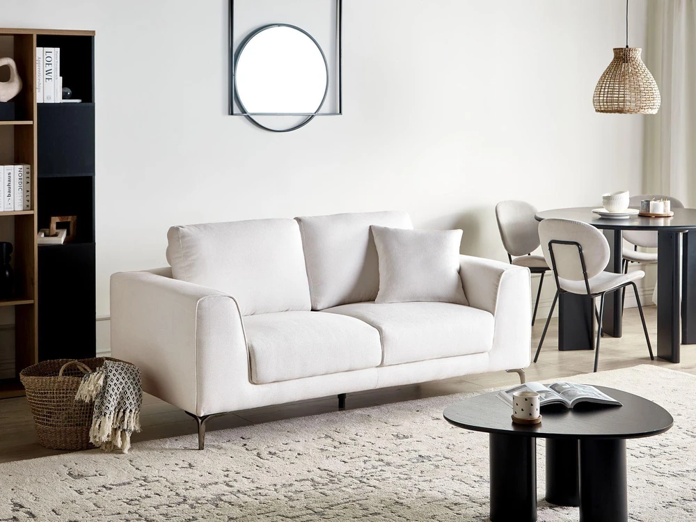 Beliani 2 vietų sofa REINEN balta