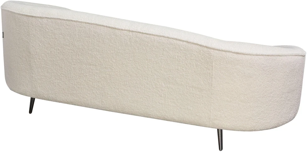 Beliani 2 vietų sofa SAVAR Bouclé balta