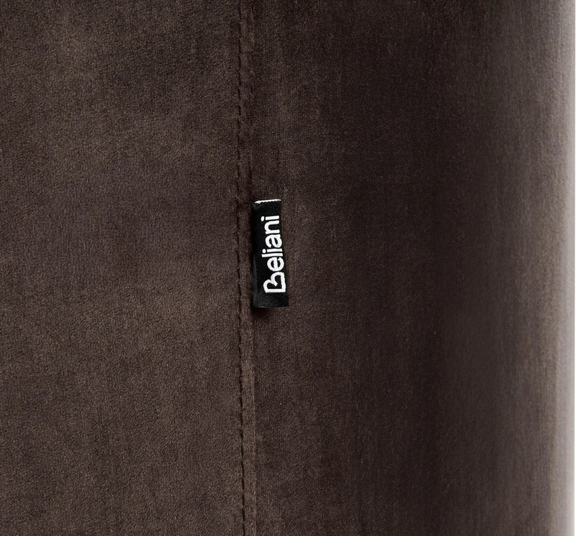 Beliani 2 vietų sofa SAVAR, veliūras, tamsiai ruda
