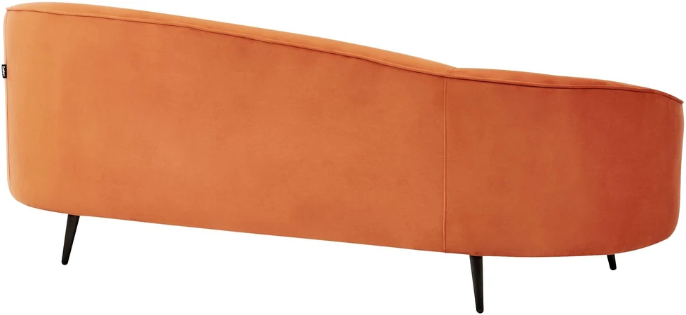 Beliani 2 vietų sofa SAVAR veliūrinė oranžinė