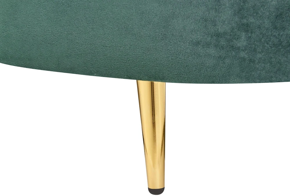 Beliani 2 vietų sofa SAVAR veliūrinė smaragdinė