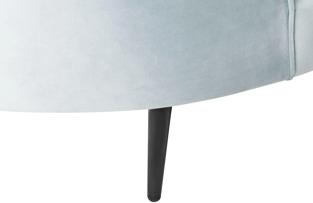 Beliani 2 vietų sofa SAVAR veliūrinė žydra