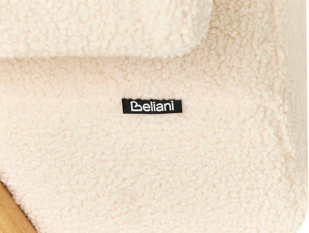 Beliani 2 vietų sofa TAMRE Boucle kreminė / šviesiai ruda