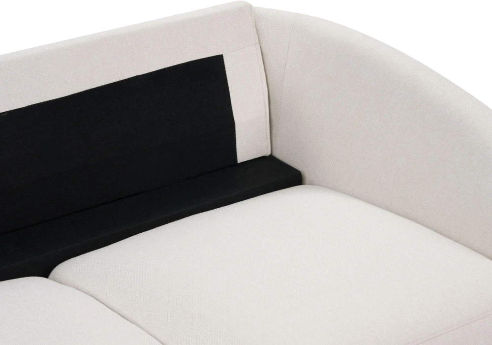 Beliani 2 vietų sofa TROSA šviesi smėlio spalva