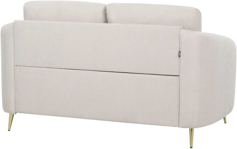 Beliani 2 vietų sofa TROSA šviesi smėlio spalva