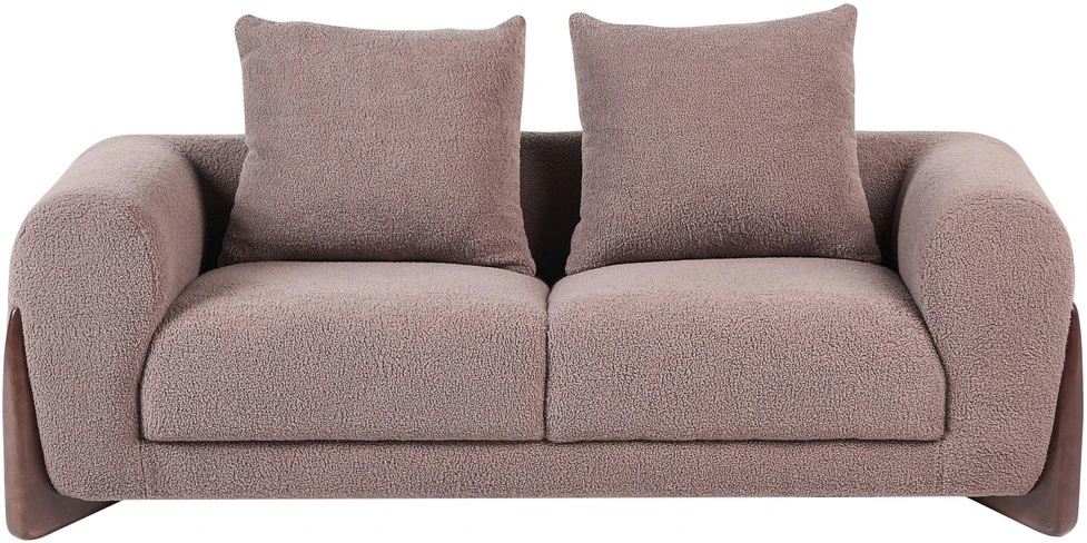 Beliani 2 vietų sofa VINLIDEN, boucle, ruda
