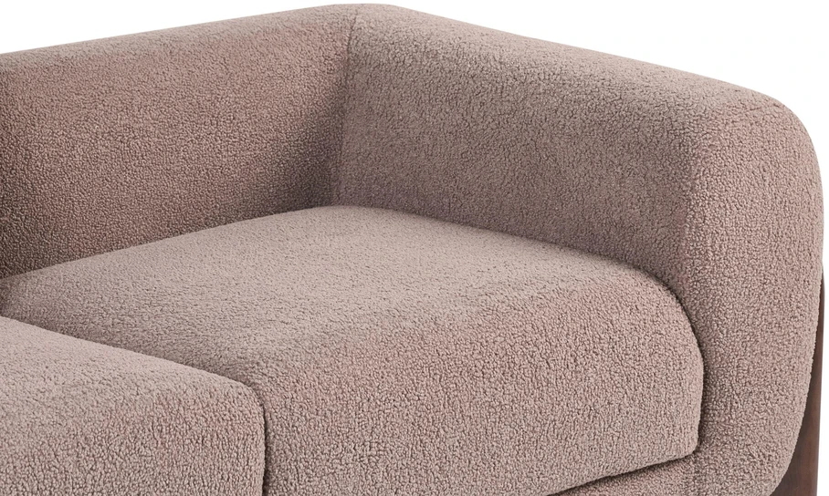 Beliani 2 vietų sofa VINLIDEN, boucle, ruda