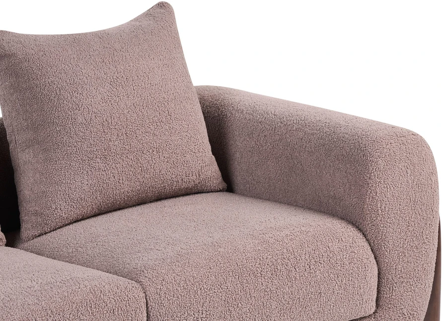 Beliani 2 vietų sofa VINLIDEN, boucle, ruda