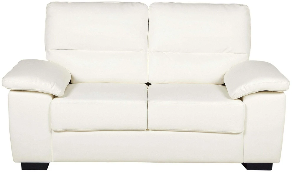 Beliani 2 vietų sofa VOGAR dirbtinė oda, kreminė