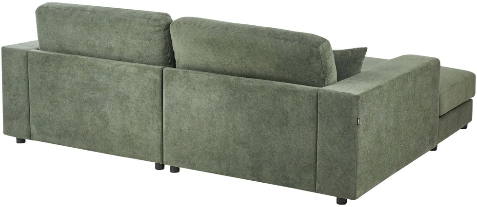 Beliani 3 asmenų kampinė sofa LOFOTEN žalia dešininė