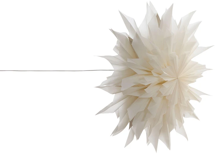 Beliani 3 LED kabančių dekoracijų rinkinys FORSAN Žvaigždė 41 cm Spalvingas