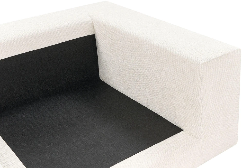 Beliani 3-vietė sofa GLORVIKA II, kreminė balta
