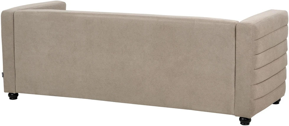 Beliani 3-vietė sofa HOFN smėlio pilkumo spalvos