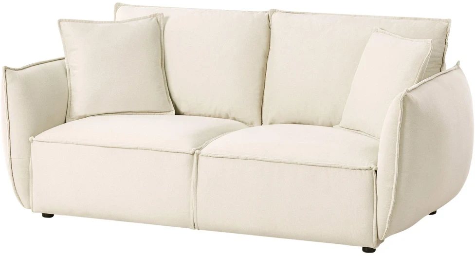 Beliani 3-vietė sofa KUNES šviesiai smėlio spalvos