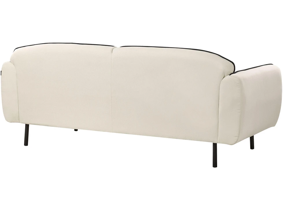 Beliani 3-vietė sofa TONSBERG, šviesiai smėlio spalvos, su otomanė