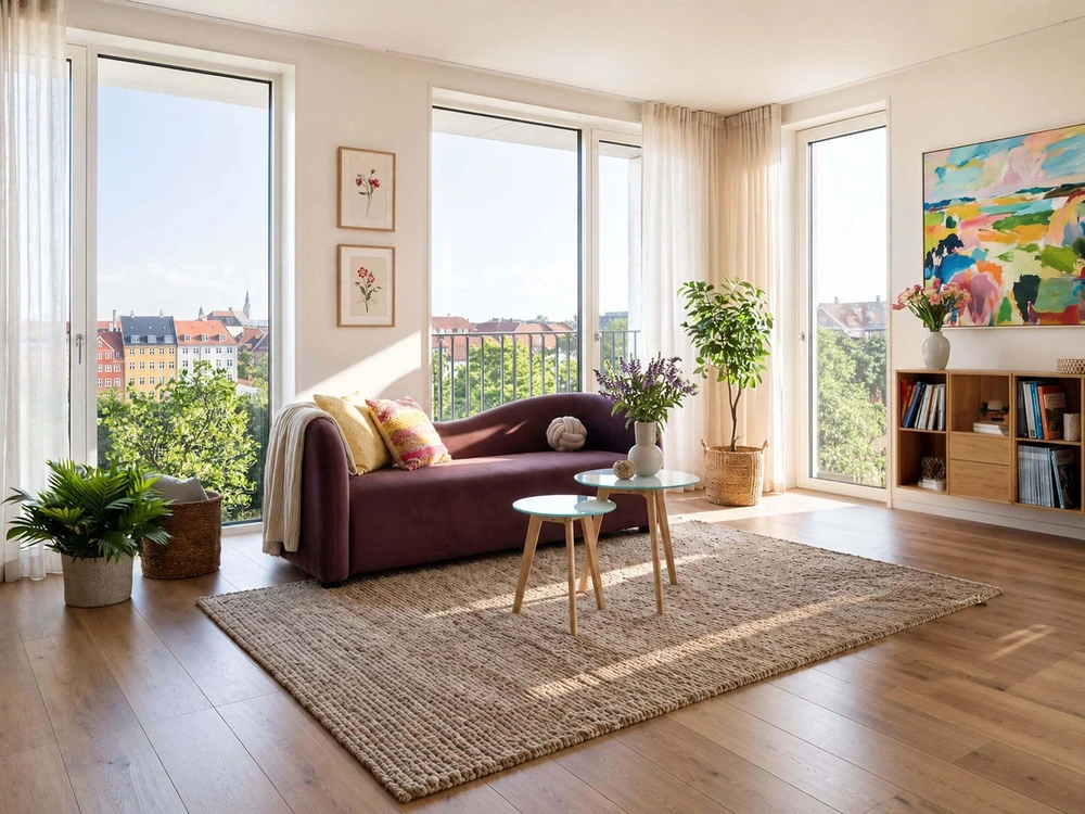 Beliani 3-vietė sofa VELTADA, tamsiai ruda veliūrinė