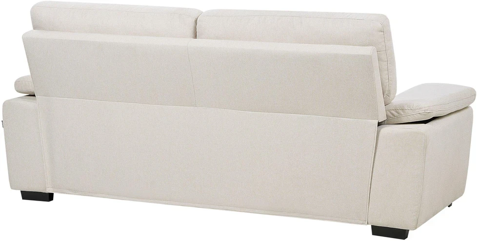 Beliani 3-vietė sofa VOGAR šviesiai smėlio spalvos
