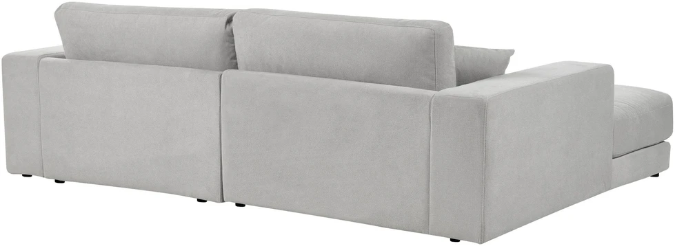 Beliani 3 vietų kampinė sofa LOFOTEN šviesiai pilka dešininė