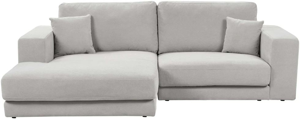 Beliani 3 vietų kampinė sofa LOFOTEN šviesiai pilka dešininė