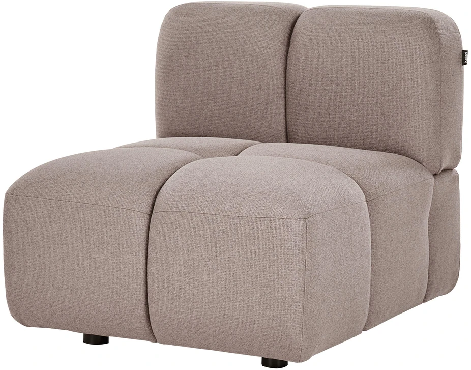 Beliani 3 vietų modulinė sofa MAKSABERG, smėlio pilkos spalvos