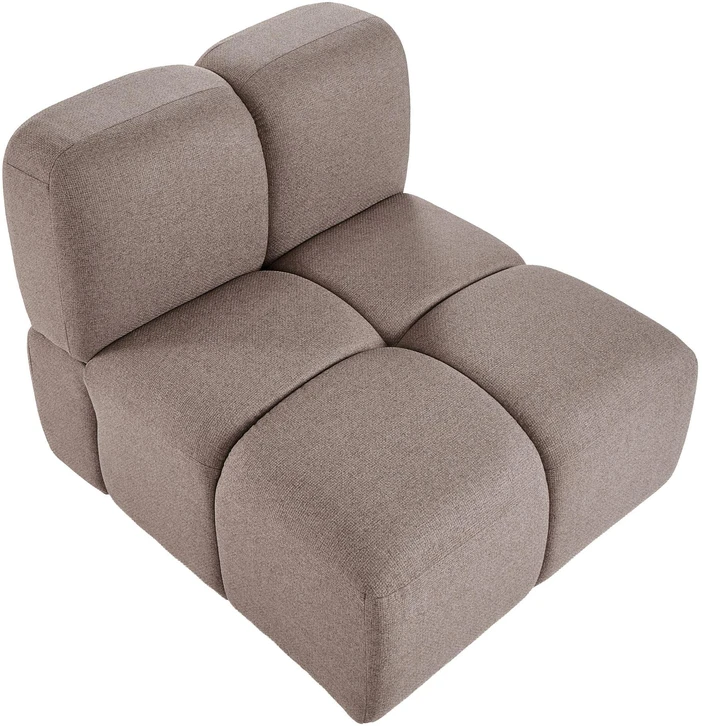 Beliani 3 vietų modulinė sofa MAKSABERG, smėlio pilkos spalvos