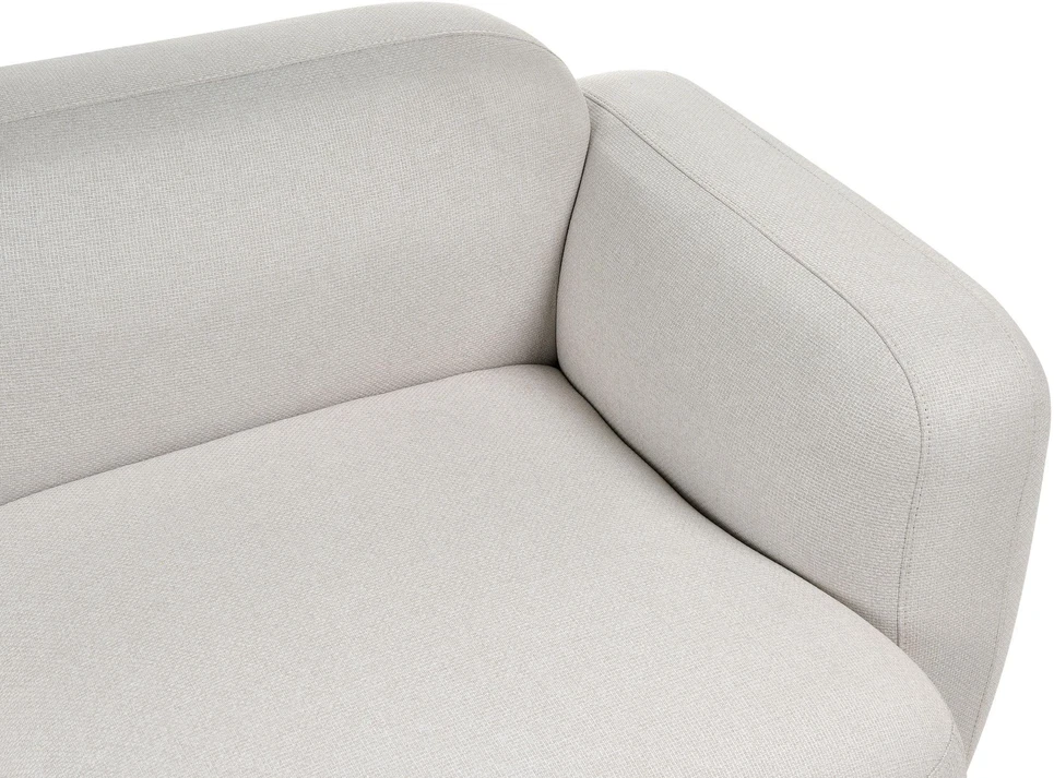 Beliani 3 vietų sofa AFOSS šviesiai smėlio spalvos
