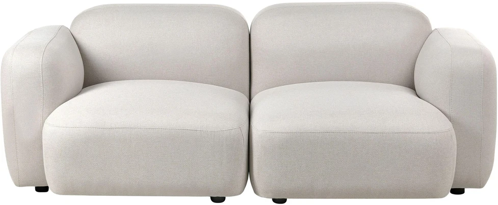 Beliani 3 vietų sofa AFOSS šviesiai smėlio spalvos
