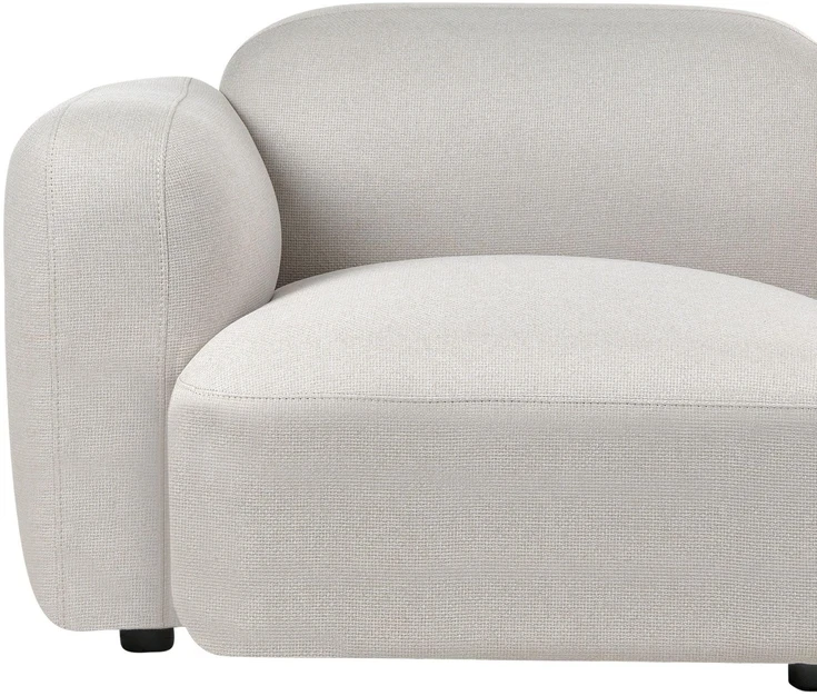 Beliani 3 vietų sofa AFOSS šviesiai smėlio spalvos