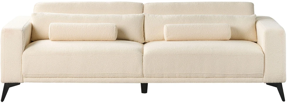 Beliani 3 vietų sofa ANGE Boucle, balta