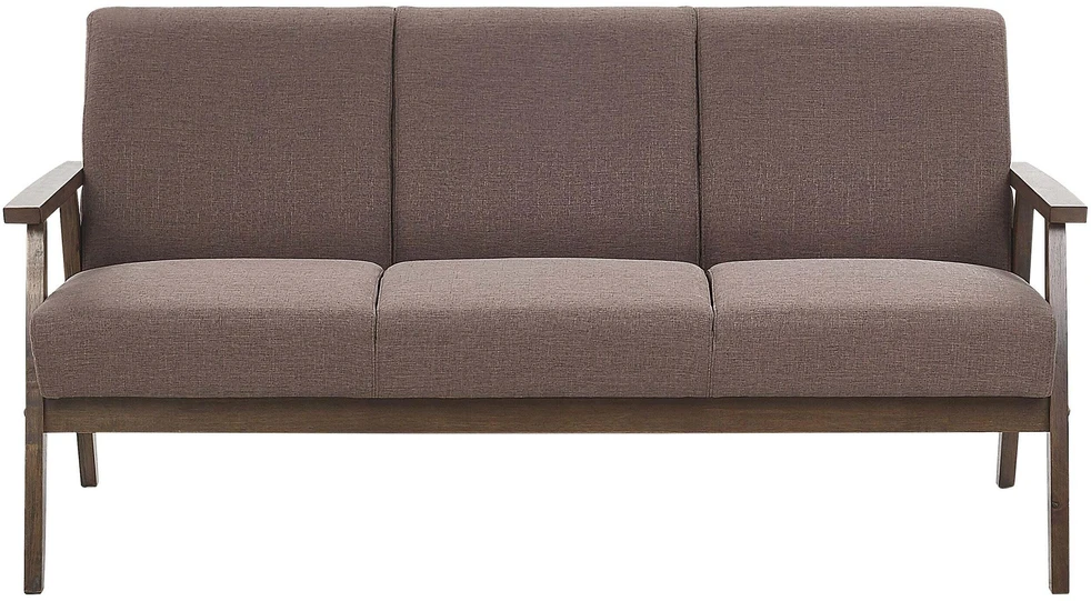 Beliani 3 vietų sofa ASNES ruda