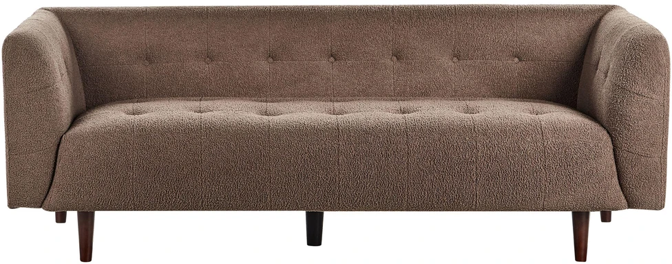 Beliani 3 vietų sofa BYSKE, ruda boucle