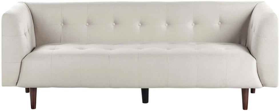 Beliani 3 vietų sofa BYSKE šviesiai smėlio spalvos